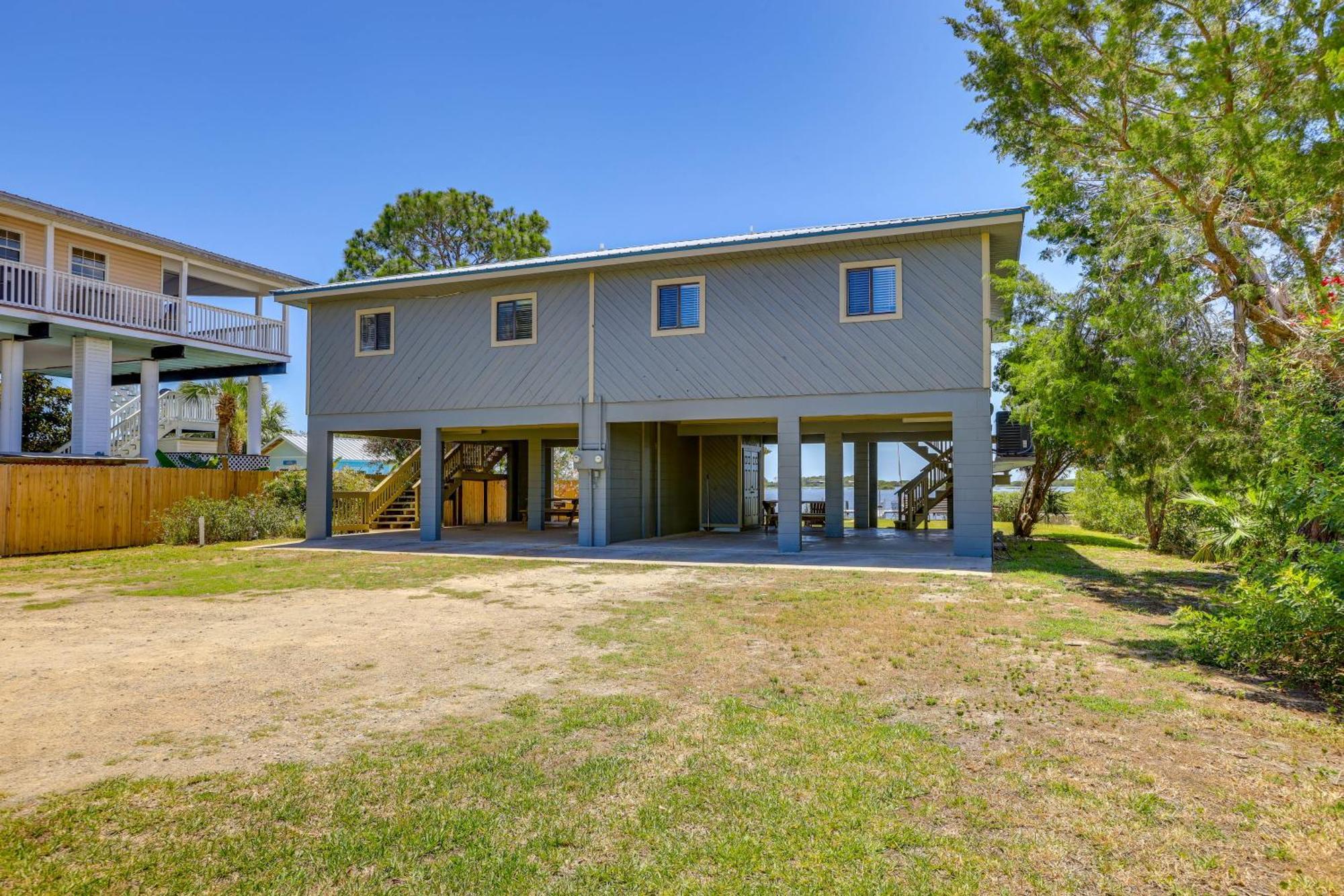 Waterfront Duplex With Dock And Views Near Town! Villa Cedar Key Exterior photo
